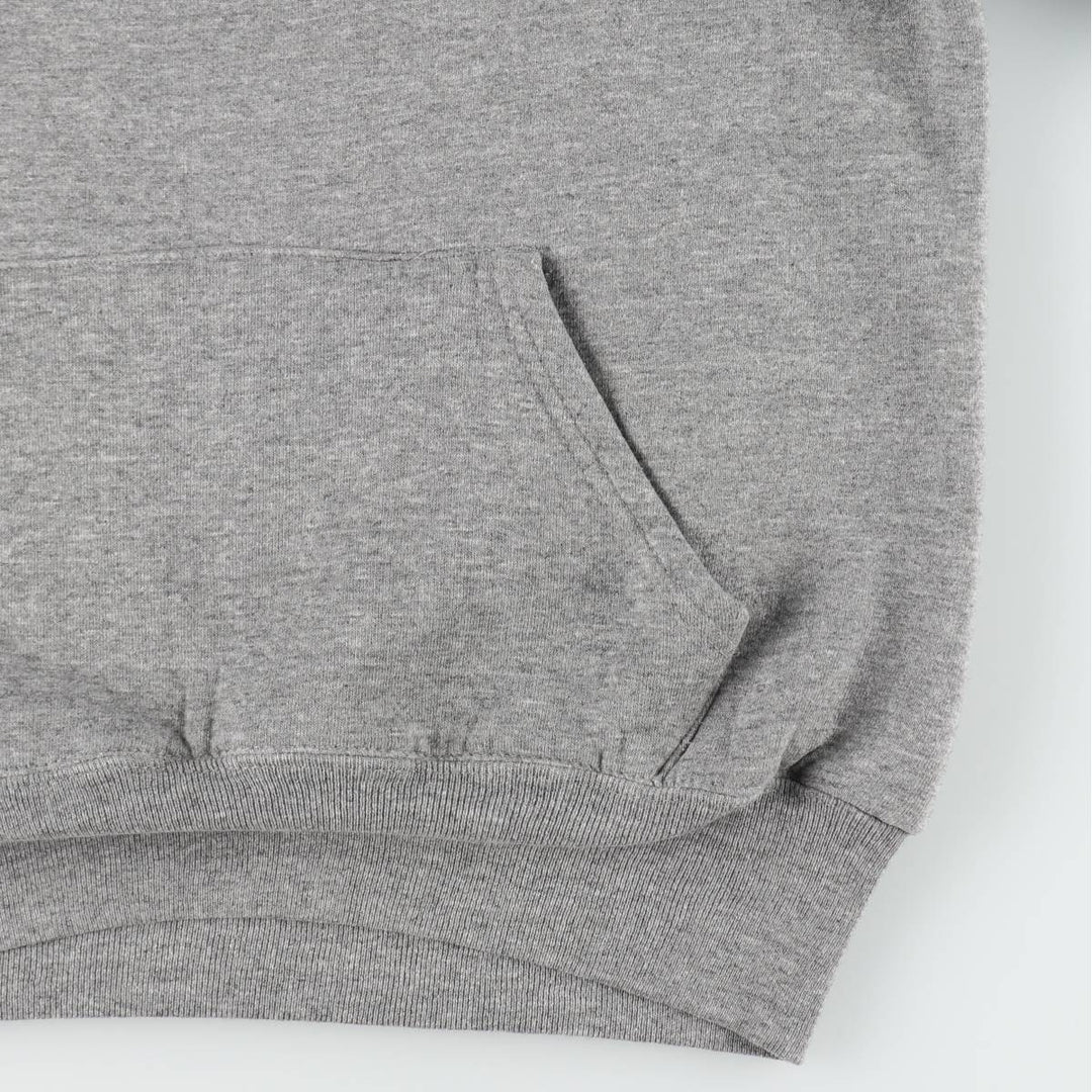90'S Russell Double Face Plain Blank Sweatshirt Hoodie, Made in USA, Men's Size M (Equivalent), Vintage polyester gray type Vintage Second Hand