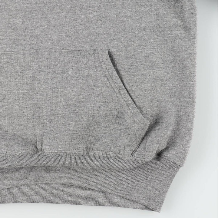 90'S Russell Double Face Plain Blank Sweatshirt Hoodie, Made in USA, Men's Size M (Equivalent), Vintage polyester gray type Vintage Second Hand