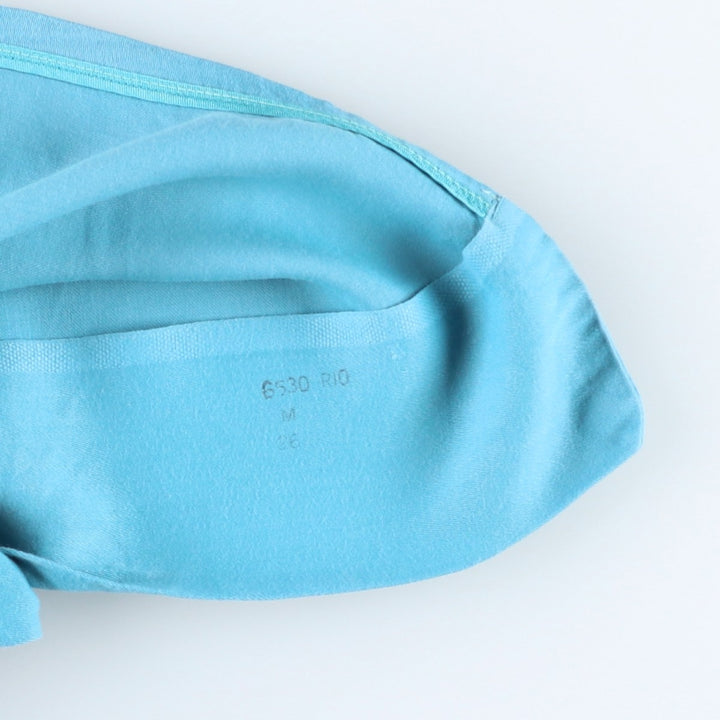 1950'S McGREGOR Long-Sleeve Open-Collar Boxy Shirt, Made in USA, Men's Size M (Equivalent), Vintage unclear Blue type light blue Vintage Second Hand
