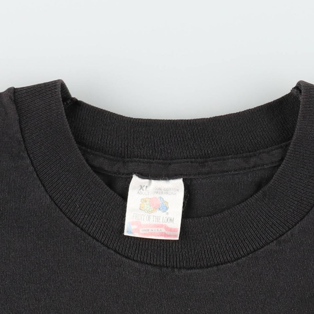 90'S Nightmare Before Christmas Rock Shock Barrel Character Print T-Shirt, Made in USA, Men's XL equivalent. cotton black type Vintage Second Hand