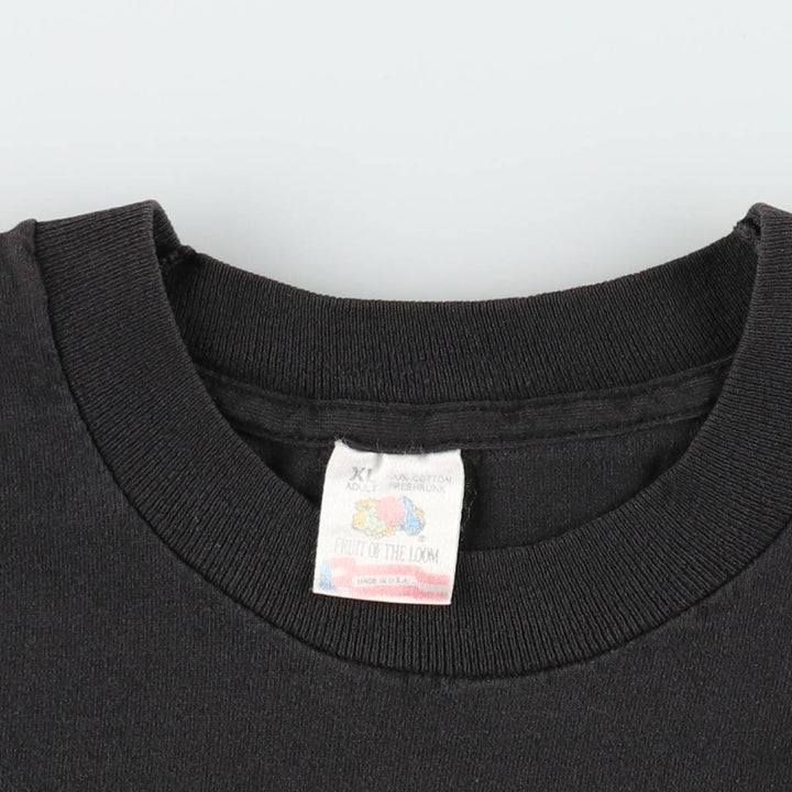 90'S Nightmare Before Christmas Rock Shock Barrel Character Print T-Shirt, Made in USA, Men's XL equivalent. cotton black type Vintage Second Hand