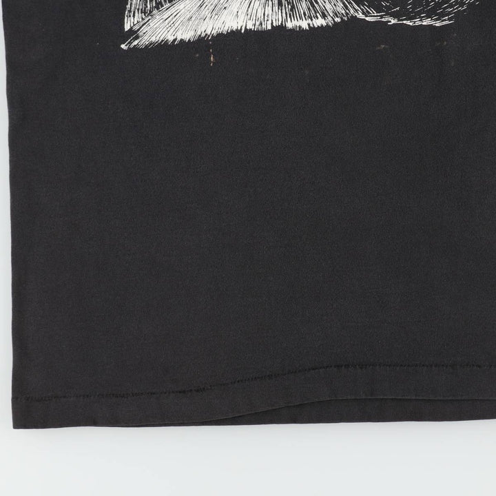 90'S Nightmare Before Christmas Rock Shock Barrel Character Print T-Shirt, Made in USA, Men's XL equivalent. cotton black type Vintage Second Hand