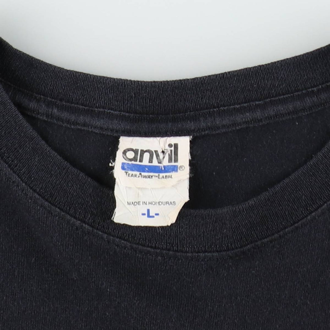 00'S NIRVANA Band T-shirt, Men's L size cotton black type Vintage Second Hand