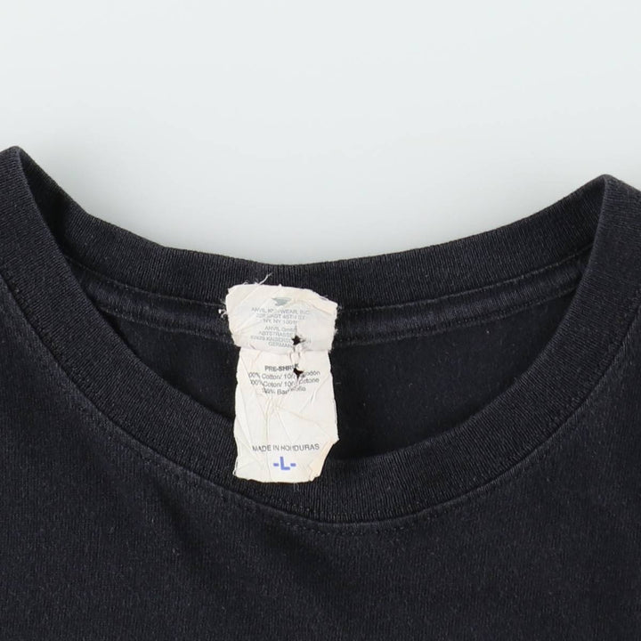 00'S NIRVANA Band T-shirt, Men's L size cotton black type Vintage Second Hand