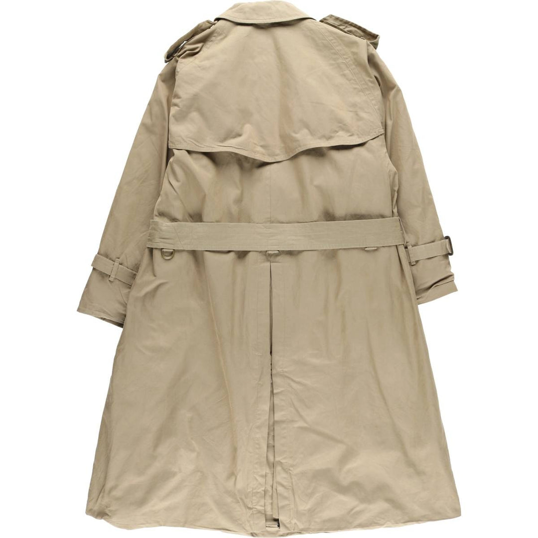 Burberry's single-sleeve 100% cotton trench coat, made in England, men's size M equivalent. cotton Khaki type Vintage Second Hand