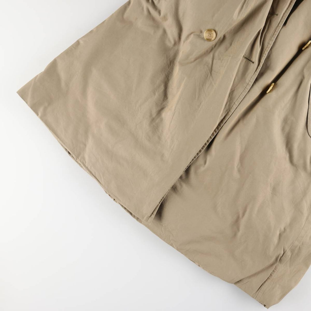 Burberry's single-sleeve 100% cotton trench coat, made in England, men's size M equivalent. cotton Khaki type Vintage Second Hand