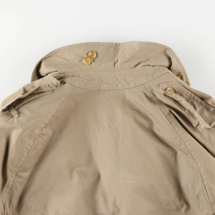 Burberry's single-sleeve 100% cotton trench coat, made in England, men's size M equivalent. cotton Khaki type Vintage Second Hand