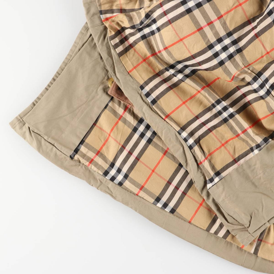 Burberry's single-sleeve 100% cotton trench coat, made in England, men's size M equivalent. cotton Khaki type Vintage Second Hand