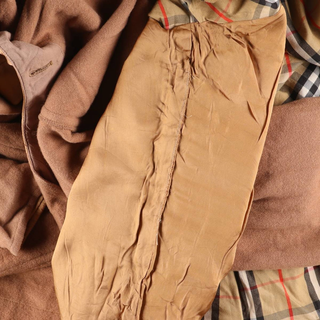 Burberry's single-sleeve 100% cotton trench coat, made in England, men's size M equivalent. cotton Khaki type Vintage Second Hand