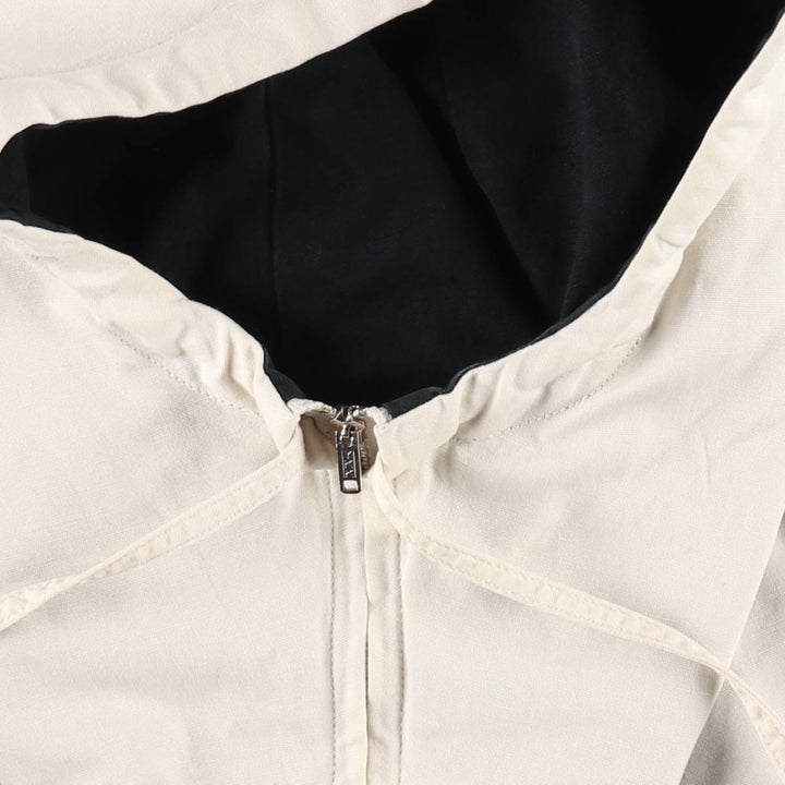 Vintage 90'S J.Crew anorak parka, size M, men's cotton black type Vintage Second Hand