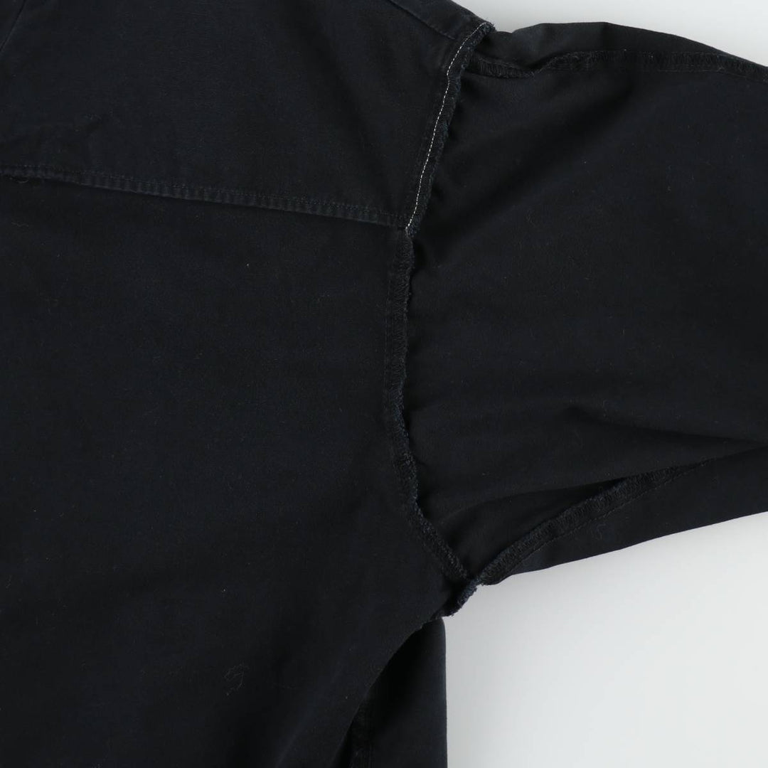 Vintage 90'S J.Crew anorak parka, size M, men's cotton black type Vintage Second Hand
