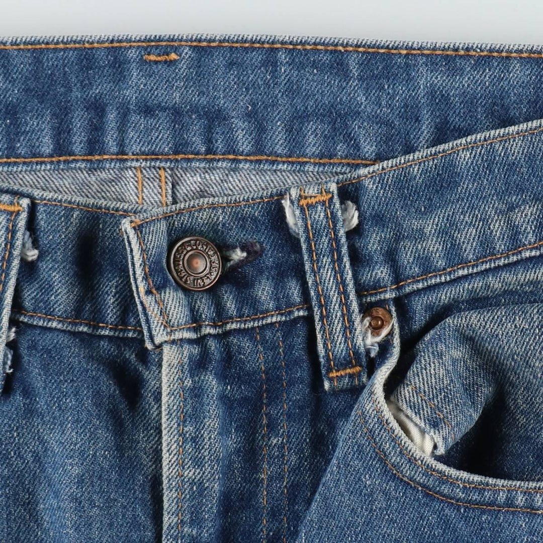 1980'S Levi's 505-0217 Late 66 Tapered Denim Pants, Made in USA, Men's W31 (approx.), Vintage cotton blue type Vintage Second Hand