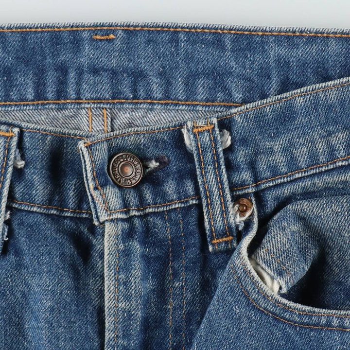 1980'S Levi's 505-0217 Late 66 Tapered Denim Pants, Made in USA, Men's W31 (approx.), Vintage cotton blue type Vintage Second Hand