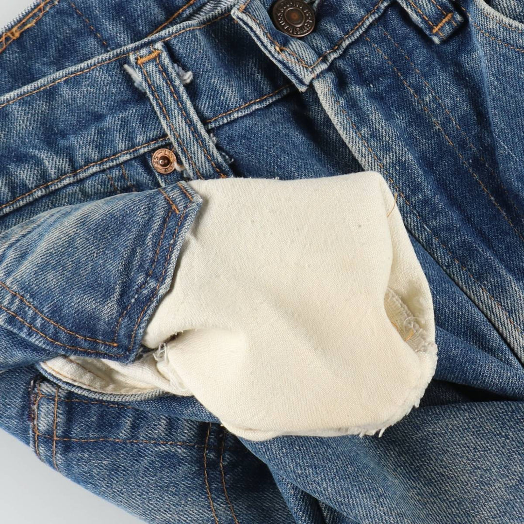 1980'S Levi's 505-0217 Late 66 Tapered Denim Pants, Made in USA, Men's W31 (approx.), Vintage cotton blue type Vintage Second Hand
