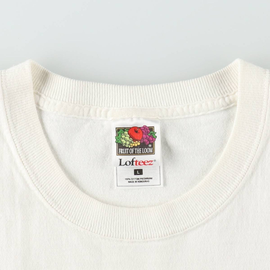 2000'S Fruit of the Loom PIXAR Toy Story 2 Character Print T-Shirt (Men's Size L) cotton white type Vintage Second Hand