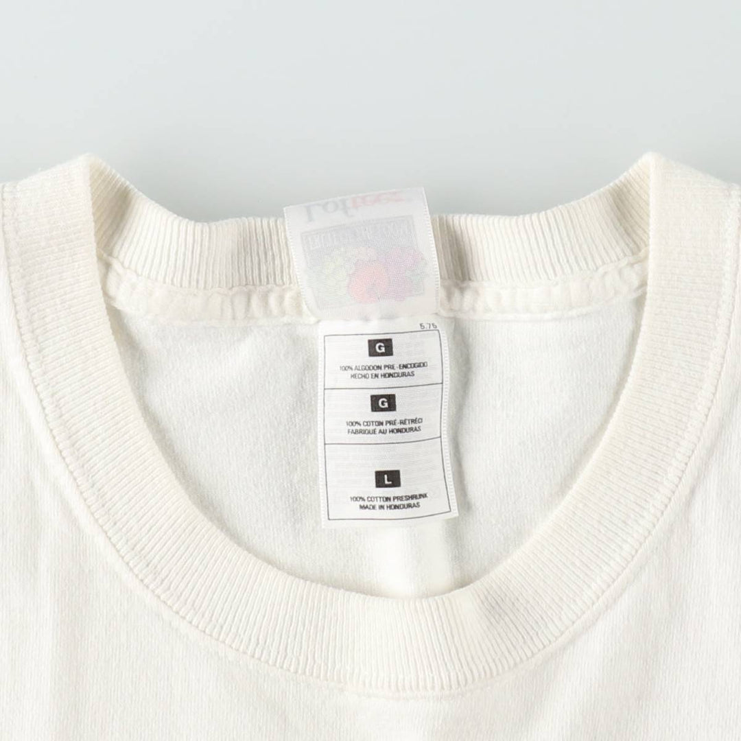 2000'S Fruit of the Loom PIXAR Toy Story 2 Character Print T-Shirt (Men's Size L) cotton white type Vintage Second Hand