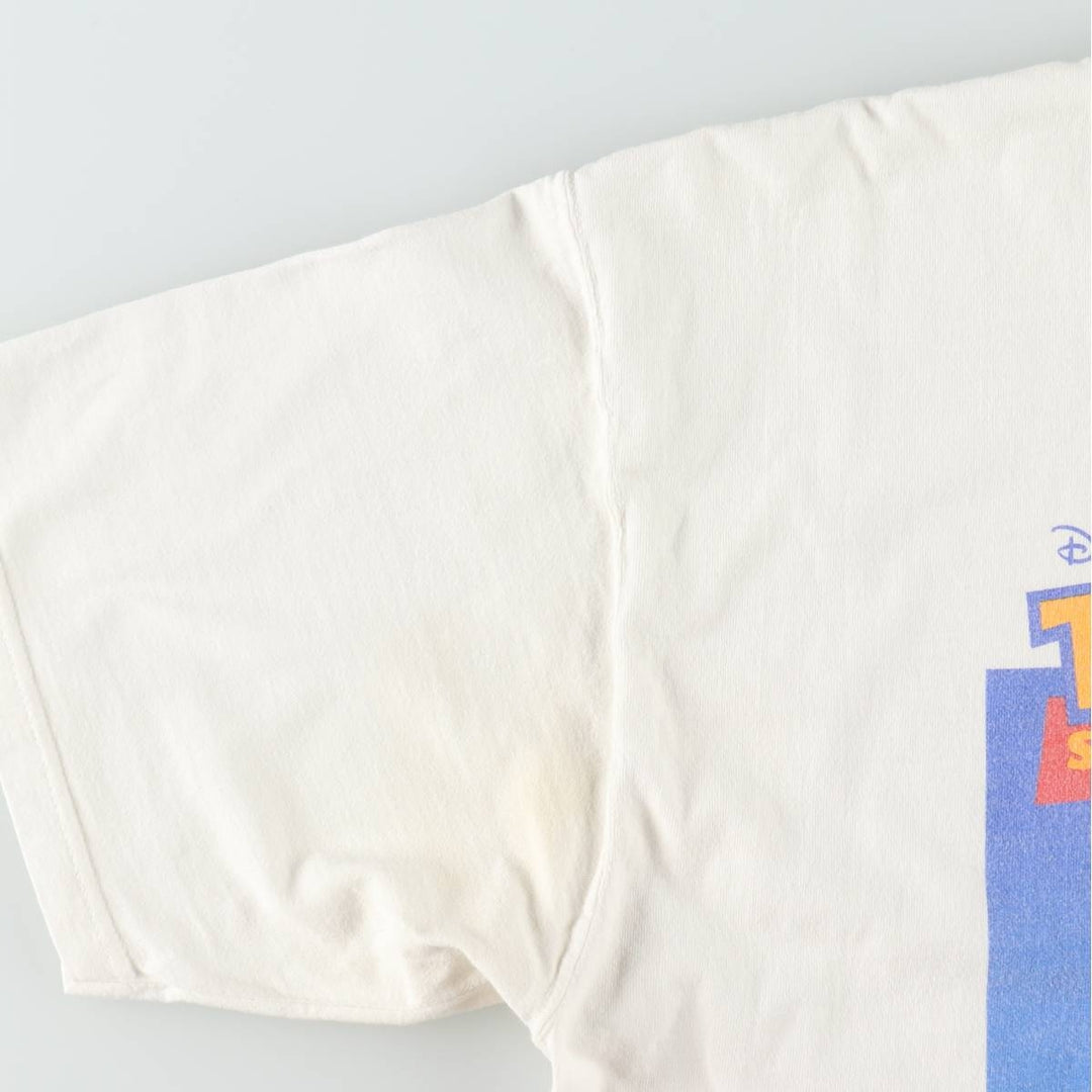 2000'S Fruit of the Loom PIXAR Toy Story 2 Character Print T-Shirt (Men's Size L) cotton white type Vintage Second Hand