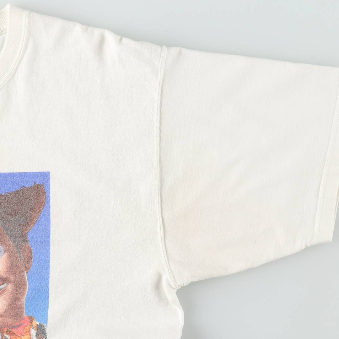 2000'S Fruit of the Loom PIXAR Toy Story 2 Character Print T-Shirt (Men's Size L) cotton white type Vintage Second Hand