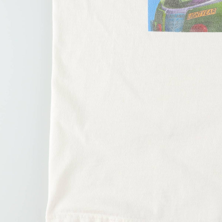 2000'S Fruit of the Loom PIXAR Toy Story 2 Character Print T-Shirt (Men's Size L) cotton white type Vintage Second Hand