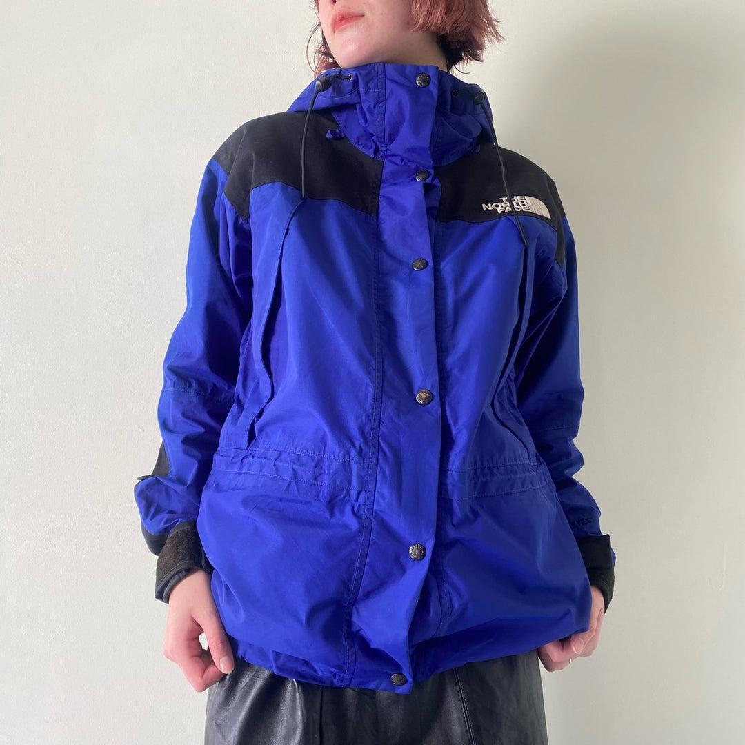 The North Face GORE-TEX Mountain Parka, Women's, Medium, Vintage Nylon blue type Vintage Second Hand