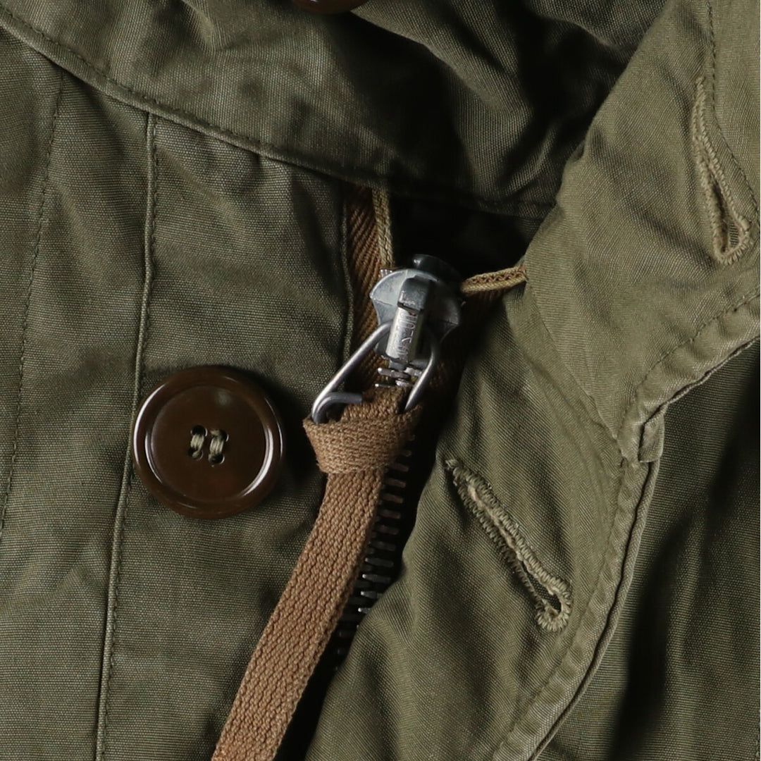 Atmospheric 1940'S US Army genuine M-47 remake military overcoat made in USA men's L vintage /evb002574