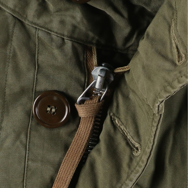 Atmospheric 1940'S US Army genuine M-47 remake military overcoat made in USA men's L vintage /evb002574