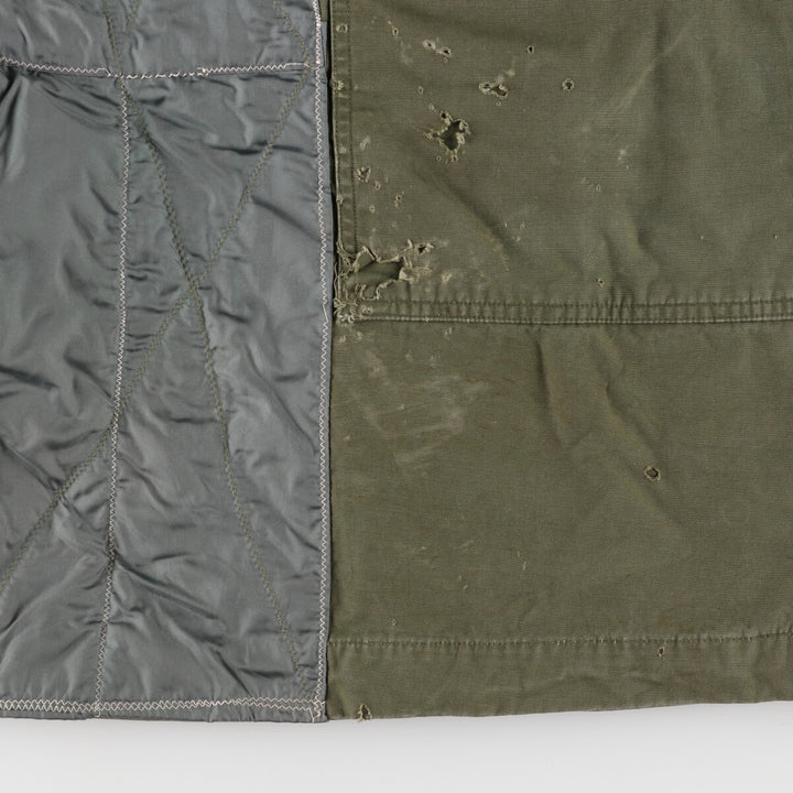 Atmospheric 1940'S US Army genuine M-47 remake military overcoat made in USA men's L vintage /evb002574