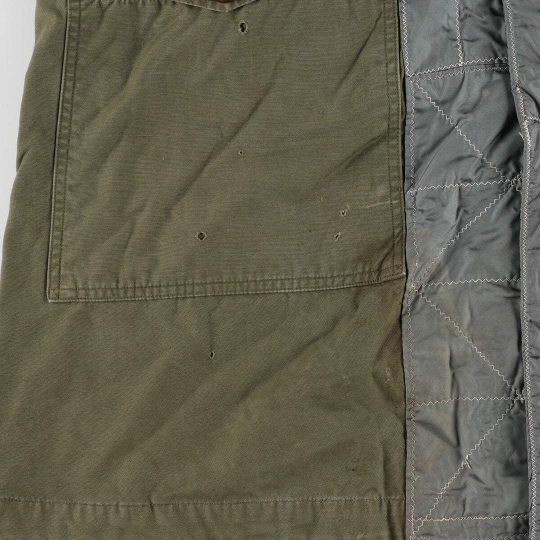 Atmospheric 1940'S US Army genuine M-47 remake military overcoat made in USA men's L vintage /evb002574