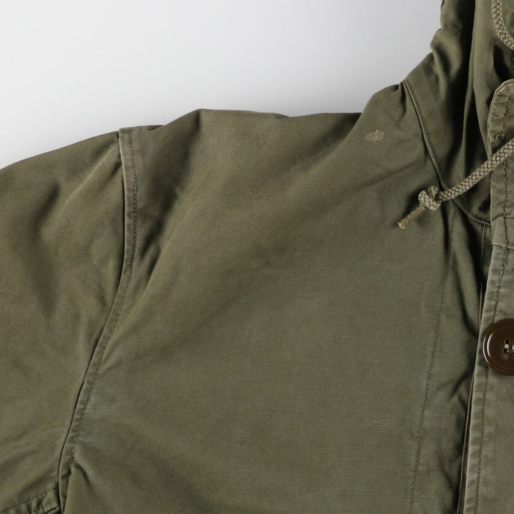 Atmospheric 1940'S US Army genuine M-47 remake military overcoat made in USA men's L vintage /evb002574