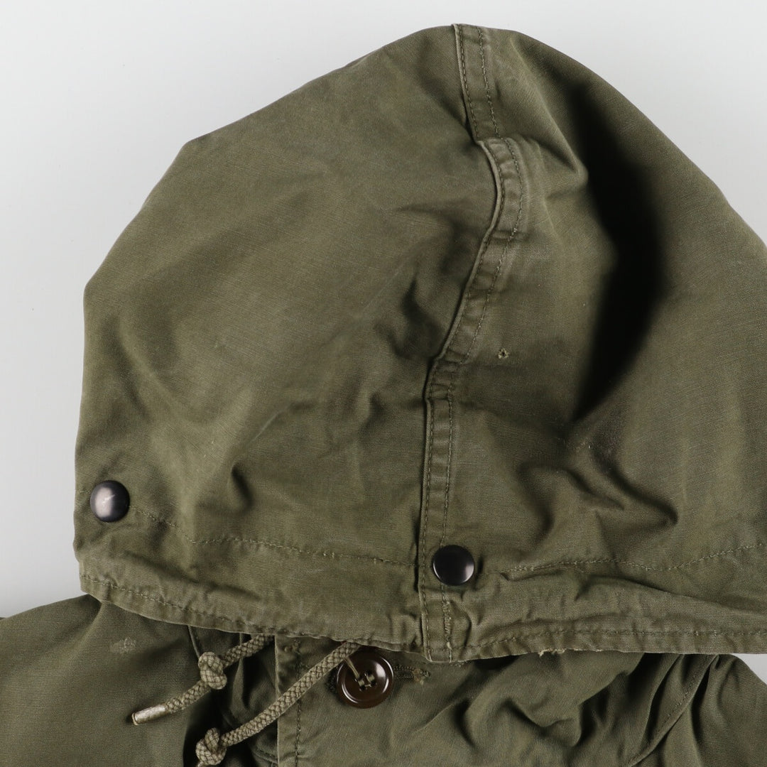 Atmospheric 1940'S US Army genuine M-47 remake military overcoat made in USA men's L vintage /evb002574