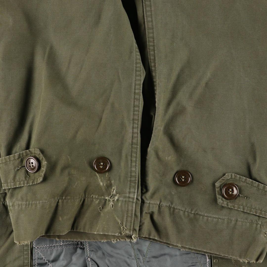 Atmospheric 1940'S US Army genuine M-47 remake military overcoat made in USA men's L vintage /evb002574