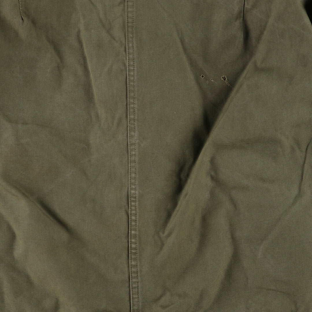 Atmospheric 1940'S US Army genuine M-47 remake military overcoat made in USA men's L vintage /evb002574