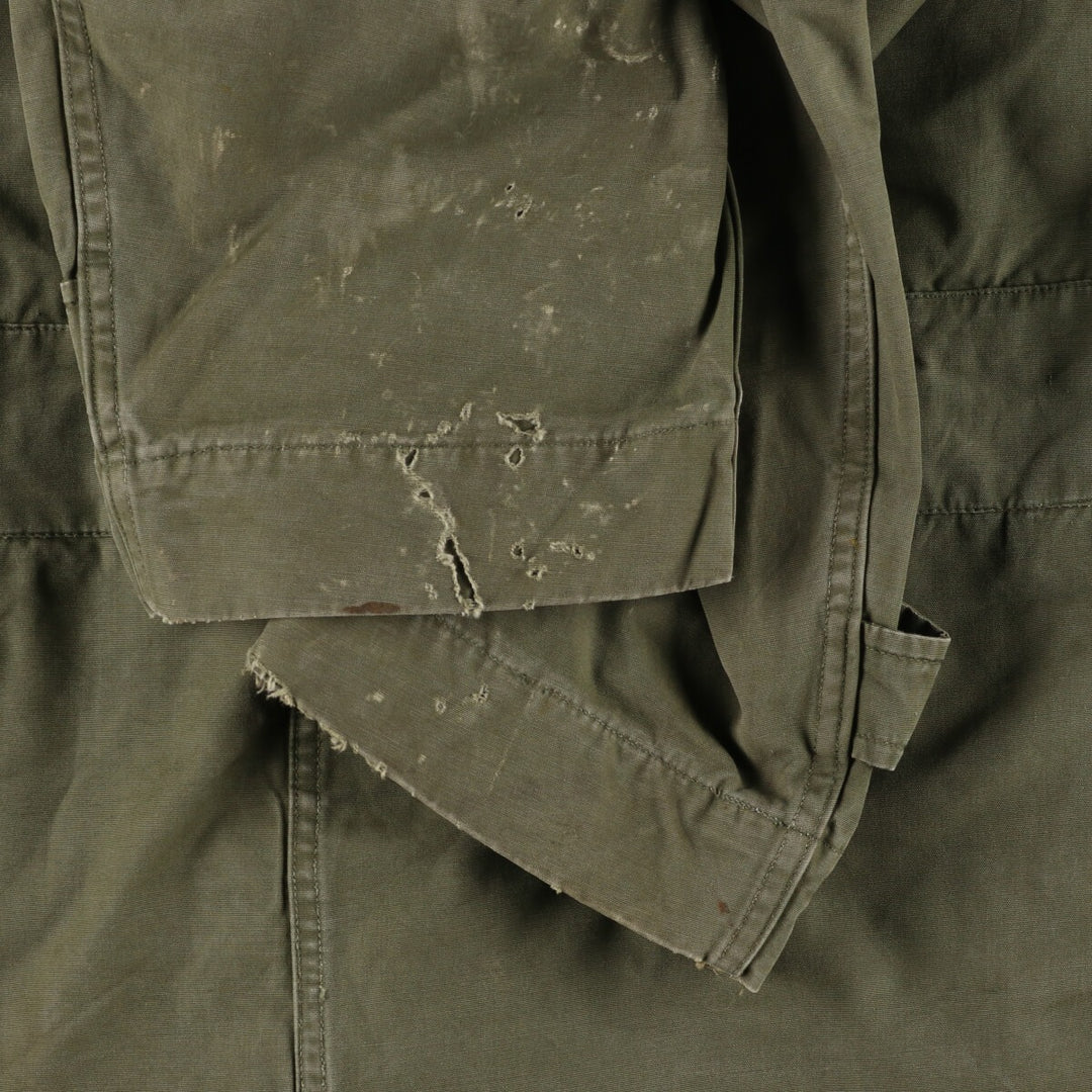 Atmospheric 1940'S US Army genuine M-47 remake military overcoat made in USA men's L vintage /evb002574