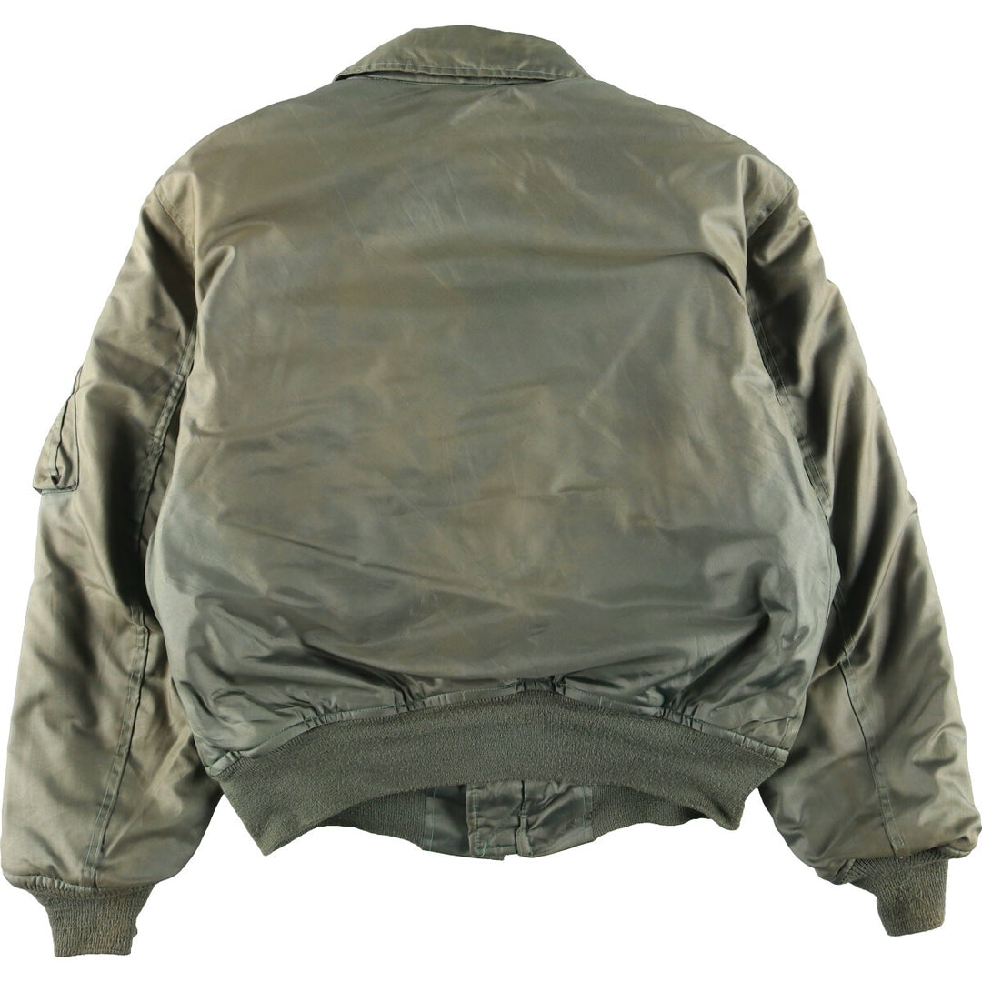 Delivered in 1987, genuine US military CWU-45 polyamide Khaki type sage green Vintage Second Hand