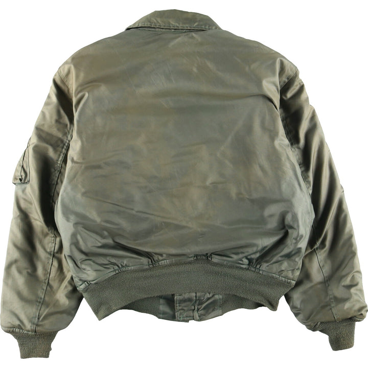 Delivered in 1987, genuine US military CWU-45 polyamide Khaki type sage green Vintage Second Hand