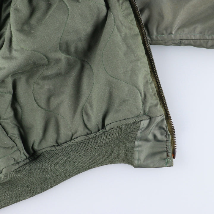 Delivered in 1987, genuine US military CWU-45 polyamide Khaki type sage green Vintage Second Hand