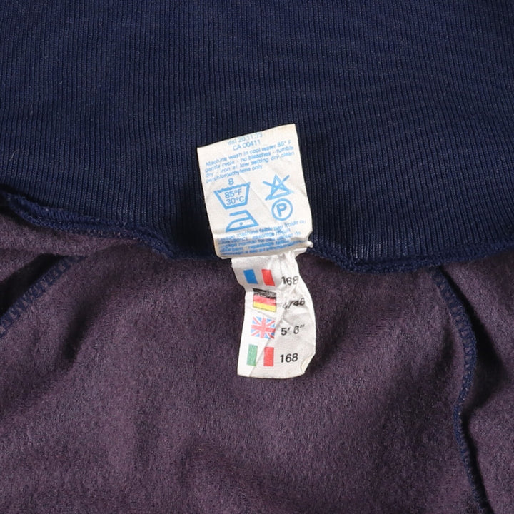 Vintage 70s-80'S adidas Jersey Track Jacket Made in the UK Men's M polyester navy blue type Vintage Second Hand