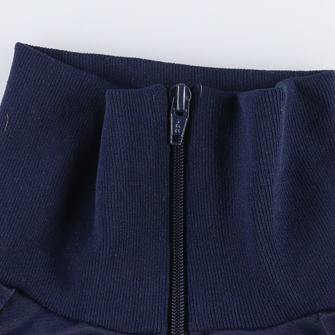 Vintage 70s-80'S adidas Jersey Track Jacket Made in the UK Men's M polyester navy blue type Vintage Second Hand