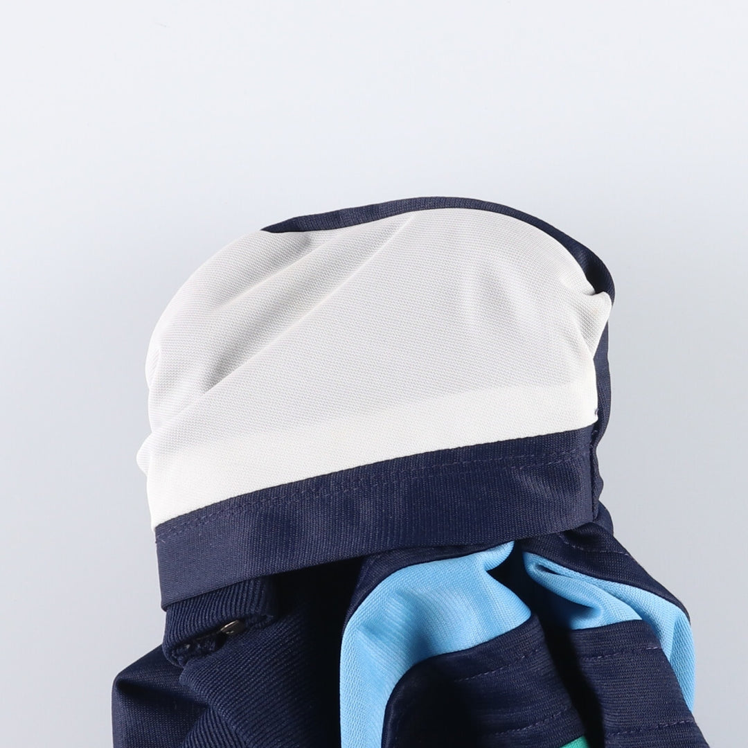 Vintage 70s-80'S adidas Jersey Track Jacket Made in the UK Men's M polyester navy blue type Vintage Second Hand