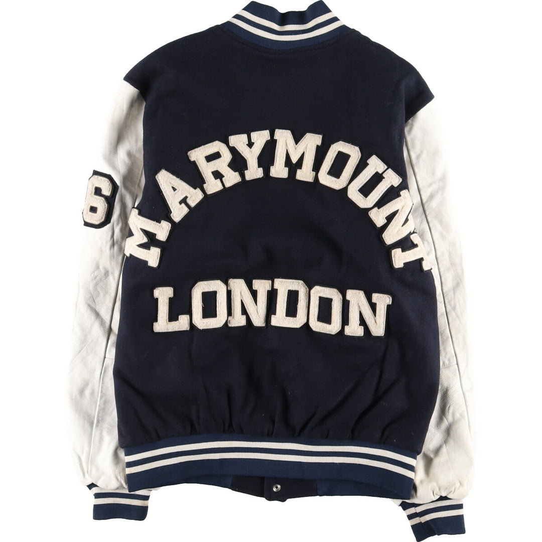 90'S HAMMERS-LEE Wool Leather Sleeve Stadium Jacket Award Jacket Varsity Jacket Men's M Vintage /evb002735