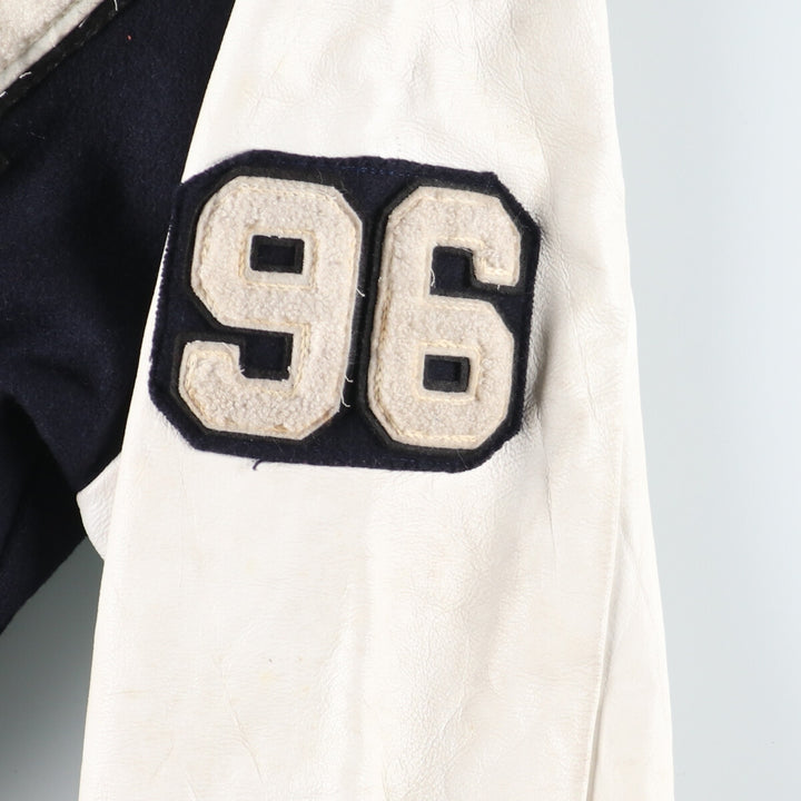 90'S HAMMERS-LEE Wool Leather Sleeve Stadium Jacket Award Jacket Varsity Jacket Men's M Vintage /evb002735