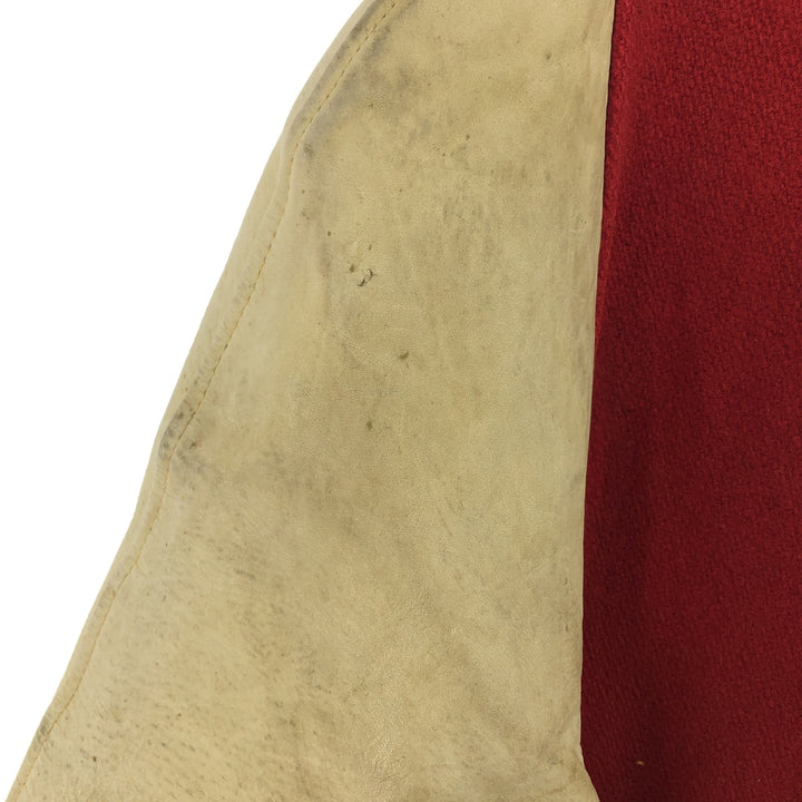 50's BUTWIN Collared Leather Sleeve Wool Stadium Jacket Award Jacket Varsity Jacket Men's XL Vintage /evb002738