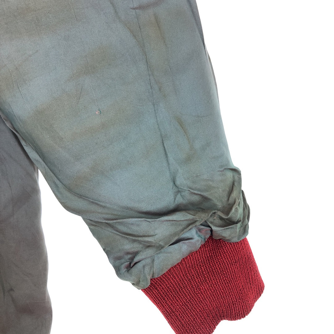 50's BUTWIN Collared Leather Sleeve Wool Stadium Jacket Award Jacket Varsity Jacket Men's XL Vintage /evb002738