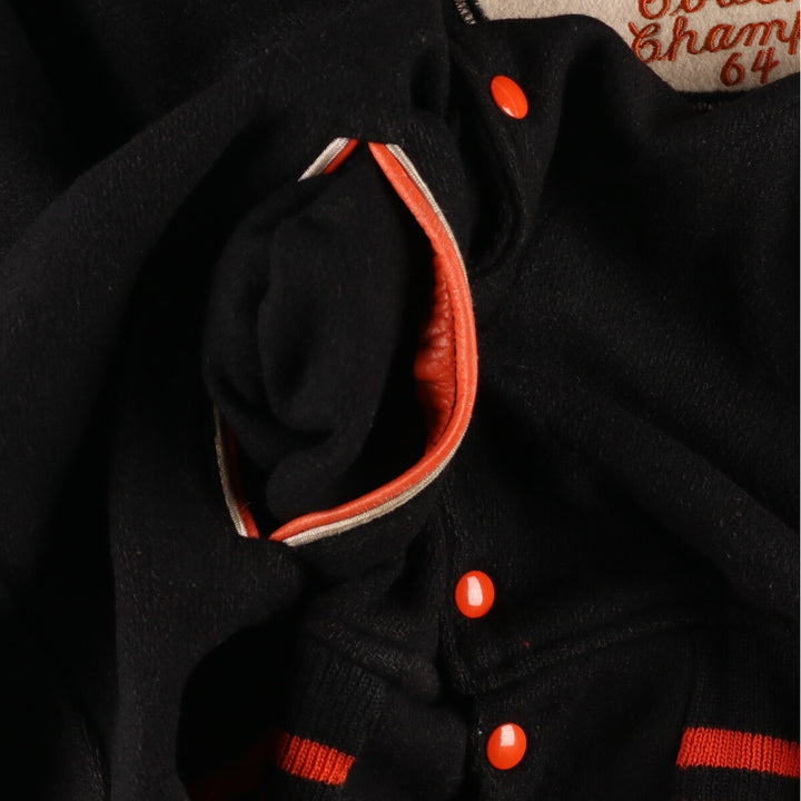 60'S Hatchers Wool Stadium Jacket Award Jacket Varsity Jacket Men's L Vintage /evb002739