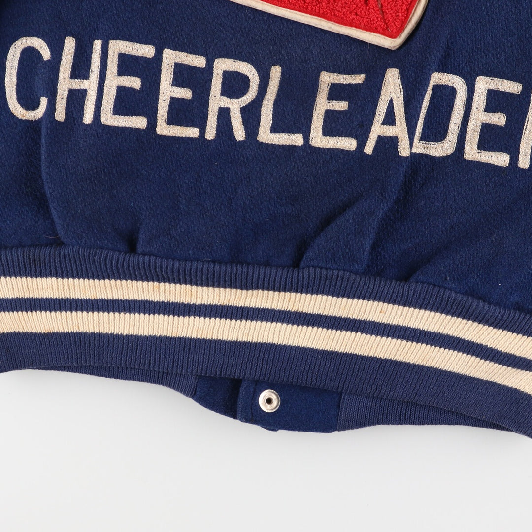 70's Empire Back Chain Embroidery Wool Varsity Jacket Award Jacket Made in USA Men's S /evb002755