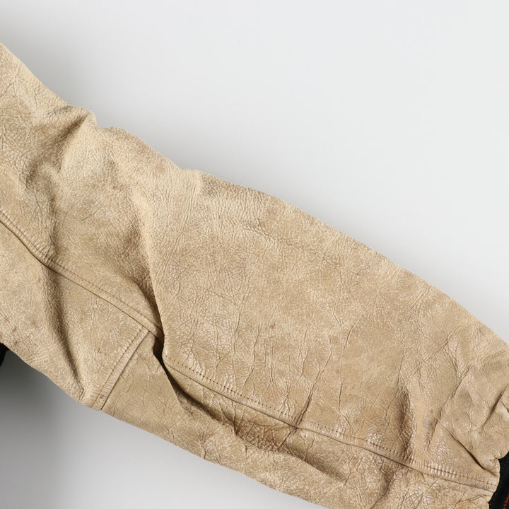 60s-70'S BUTWIN Leather Sleeve Wool Varsity Jacket Award Jacket Varsity Jacket Made in USA Men's M Vintage /evb002764