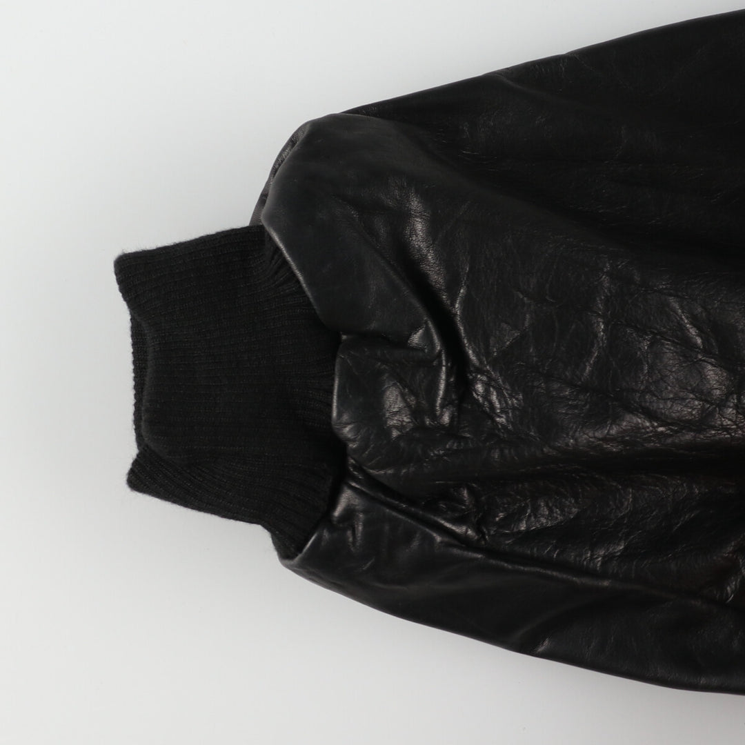CREATIVE CUSTOM PRODUCTS Leather Sleeve Wool Varsity Jacket Award Jacket Varsity Jacket Men's XXL /evb002766