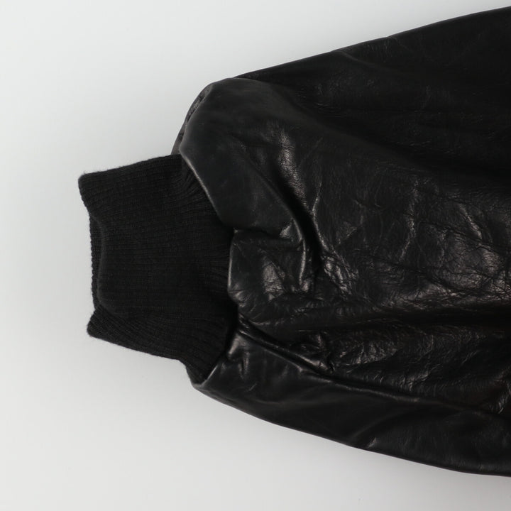 CREATIVE CUSTOM PRODUCTS Leather Sleeve Wool Varsity Jacket Award Jacket Varsity Jacket Men's XXL /evb002766