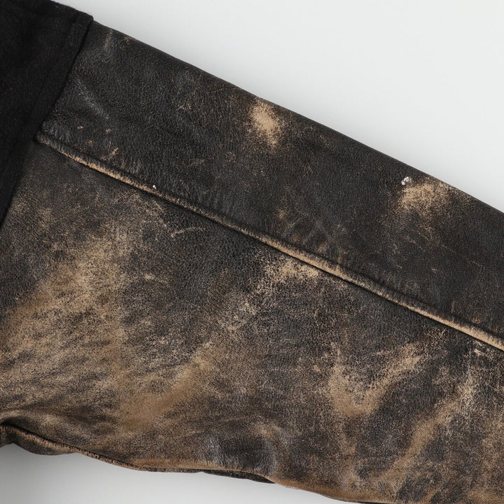 MR.JACKET Leather Sleeve Wool Stadium Jacket Award Jacket Varsity Jacket Made in Canada Men's S /evb002767