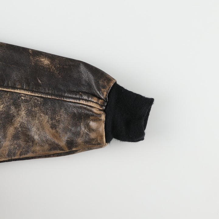 MR.JACKET Leather Sleeve Wool Stadium Jacket Award Jacket Varsity Jacket Made in Canada Men's S /evb002767